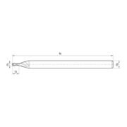 Miniaturfräser WN VHM 0,2mm HA Z 2 FORMAT-2