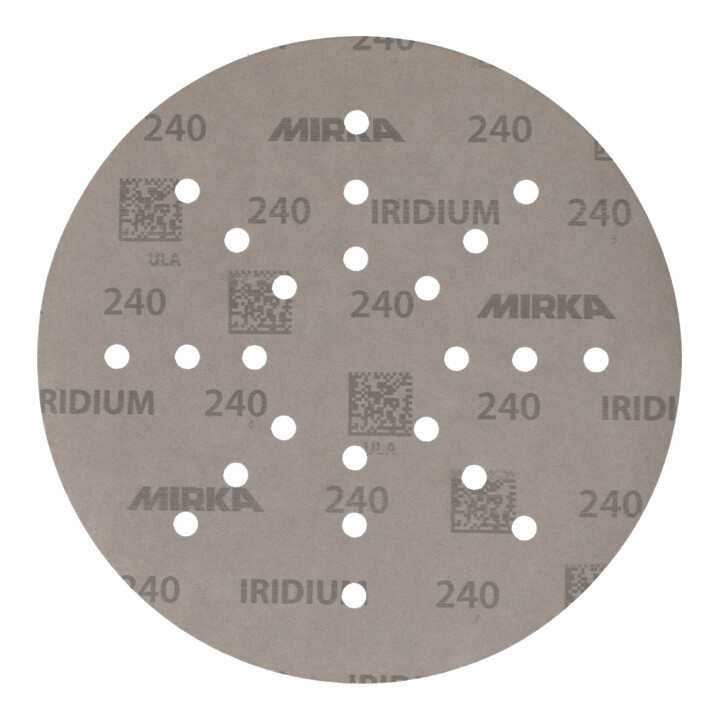 Mirka Abrasif papier IRIDIUM 225 mm Grip 240, pack de 25