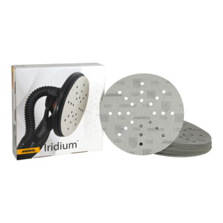 Mirka Abrasif papier IRIDIUM 225 mm Grip 24L 100, pack de 25
