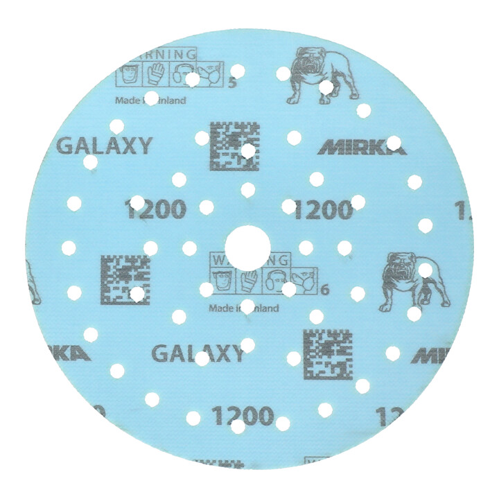 Mirka Abrasifs GALAXY 150 mm Grip Multifit 1200, pack de 50