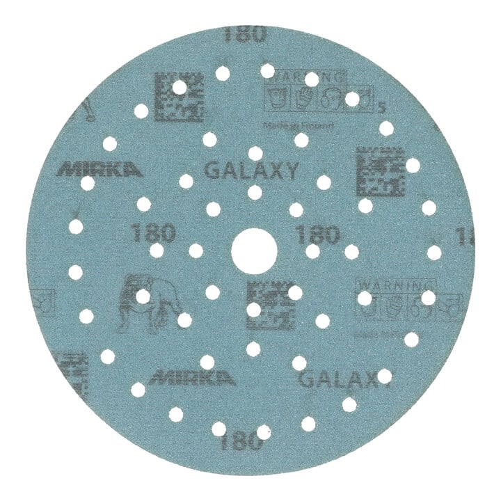 Mirka Abrasifs GALAXY 150 mm Grip Multifit 180, 50 pièces