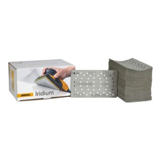 Mirka Abrasifs papier IRIDIUM 81 x 133 mm Grip 54L 100 pièces/pack