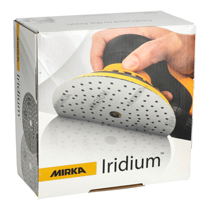 Mirka Abrasifs papiers IRIDIUM 150 mm Grip 121L 800, paquet de 50