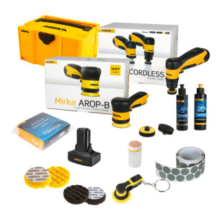Mirka AOS-B Pack Medium + AROP-B Set pour polisseuses sans fil