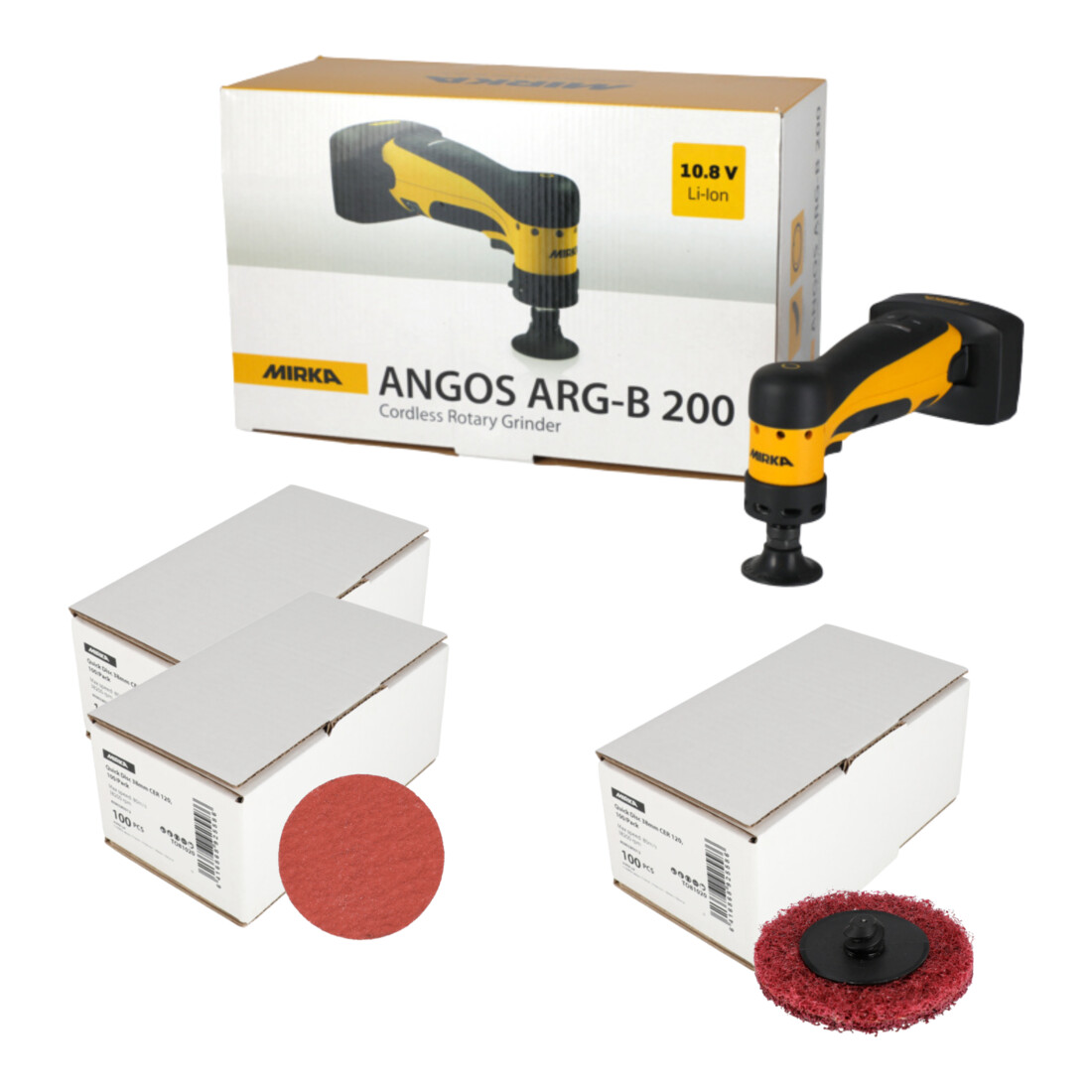 Mirka Karosserie-pakket ANGOS accu aangedreven complete set