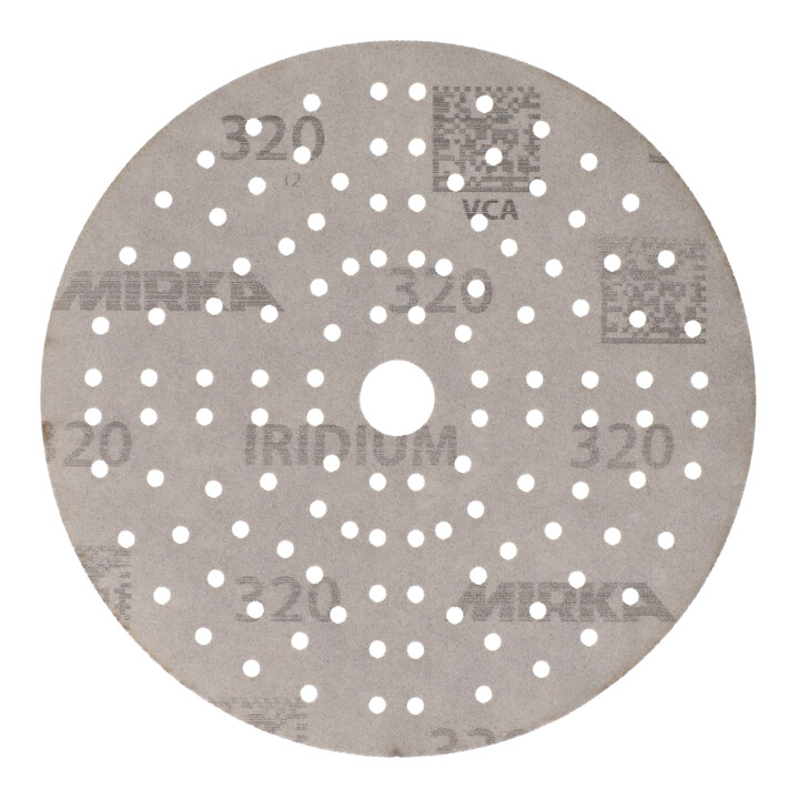 MIRKA Klett-Schleifscheibe (CER) Multilochung,Ø 150 mm, Körnung: 320