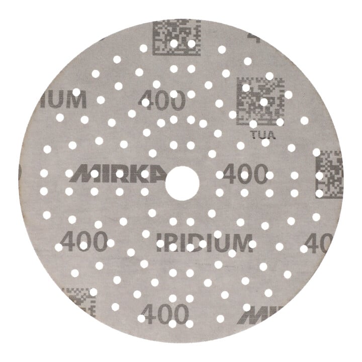 MIRKA Klett-Schleifscheibe (CER) Multilochung,Ø 150 mm, Körnung: 400