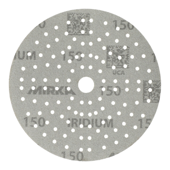 MIRKA Klittenband-schuurpad (CER) met meerdere gaten, Ø 150 mm, korrel 150