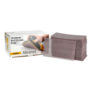 MIRKA Klittenband schuurstrips ABRANET, 81x133 mm, korrel 120-3