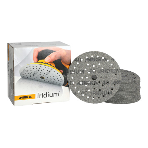 Mirka Papierschleifmittel IRIDIUM 150mm Grip 50L 40