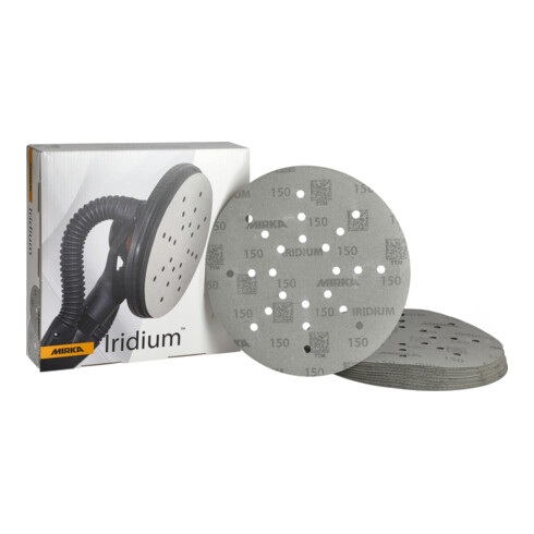 Mirka Papierschleifmittel IRIDIUM 225mm Grip 24L 150 25/Pack
