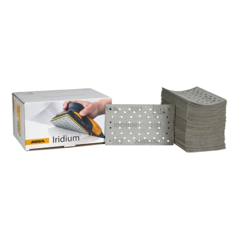 Mirka Papierschleifmittel IRIDIUM 81 x 133 mm Grip 54L 100/Packung