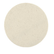 Mirka Polierfilz Pad 125x6mm Grip Weiß-1