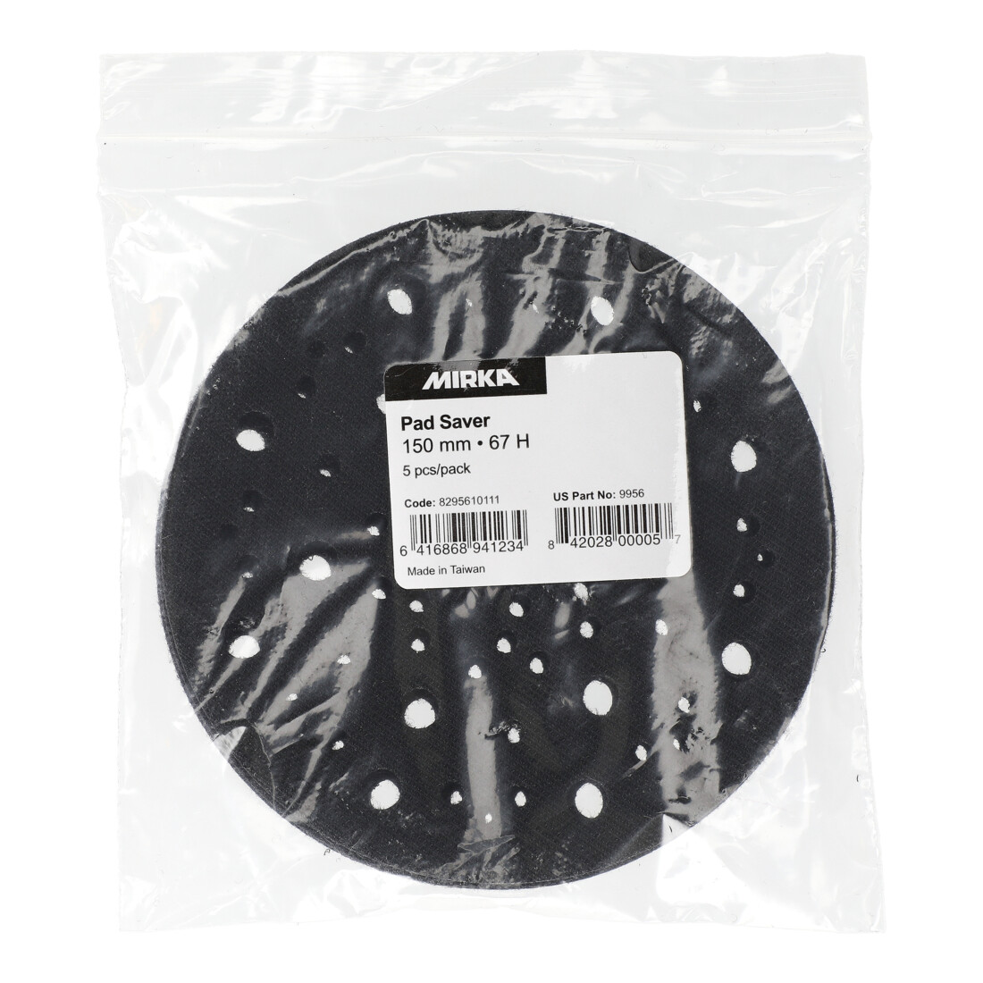 Mirka Protection de surface 150 mm 67L, pack de 5