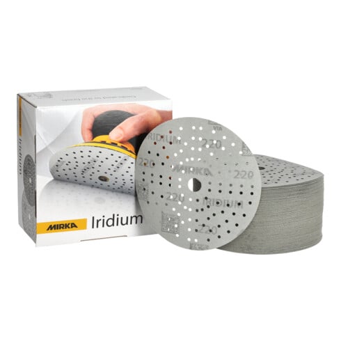 Mirka Schleifscheibe IRIDIUM 150mm Grip 121L 220