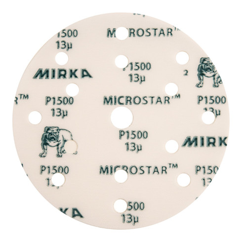 Mirka Schleifscheibe MICROSTAR 150mm Grip 15L P2500