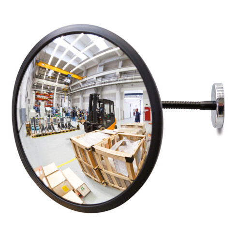 Miroir d'observation Moravia en verre acrylique 600 mm + support avec base magnétique