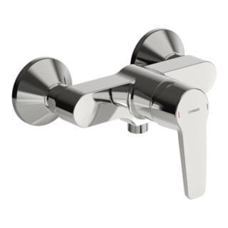 Mitigeur douche Hansa EH HANSAPOLO DN 15 f Structure murale chromée