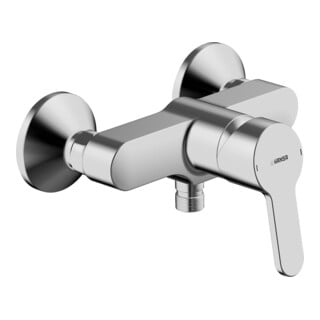 Mitigeur douche Hansa EH HANSAPRIMO DN 15, chromé pour montage mural