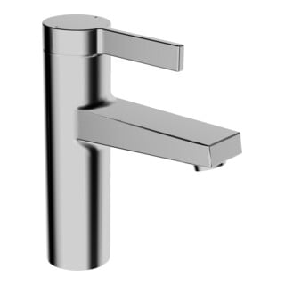 Mitigeur monocommande de lavabo Hansa HANSALOFT DN 15 porte-à-faux 114 mm sans vidage pop-up chromé