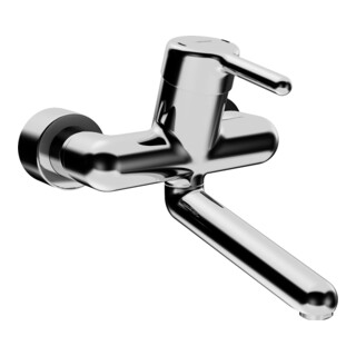 Mitigeur mural Hansa WT-EH HANSAMEDIPRO DN 15 Ausl 246mm raccord en S obturateur chromé
