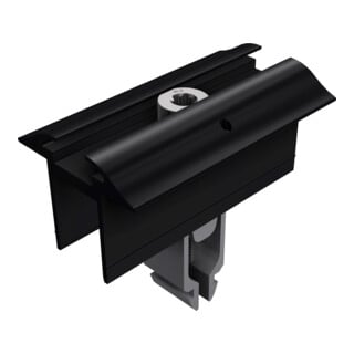 Mittelklemme 96160-01 noir anodisé avec mise à la terre