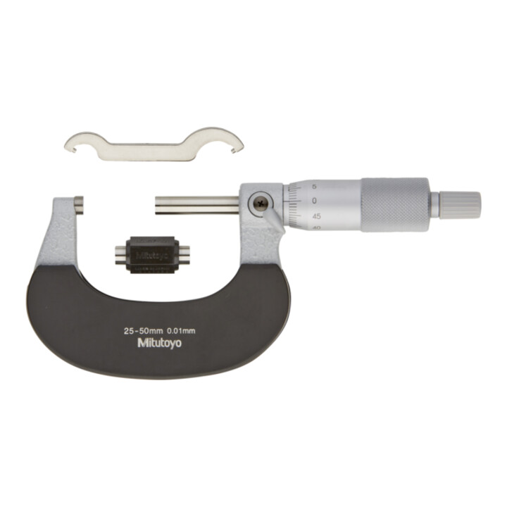 Mitutoyo Bügelmessschraube mit therm. Isolierung 25-50mm