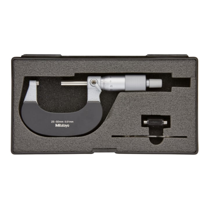 Mitutoyo Bügelmessschraube mit therm. Isolierung 25-50mm