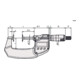 Mitutoyo Digitale Bügelmessschraube IP65 für Zahnweitenmessungen, 0-25 mm, Scheibe=20 mm-5