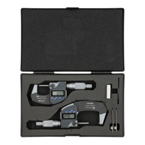Mitutoyo Digitale Bügelmessschraube IP65 im Satz 0-50mm (2 Stk.)