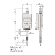 Mitutoyo Digitale Messuhr ID-N, IP66 12,7 mm, 0,001 mm-4