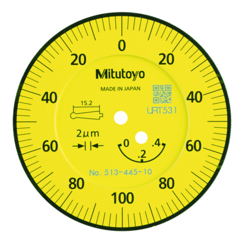 Mitutoyo Fühlhebel, horiz. 20° geneigt 0,4 mm, 0,002 mm, 8 mm Schaft
