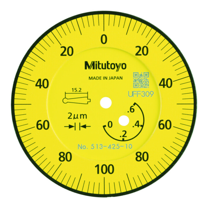 Mitutoyo Fühlhebel, horizontal 0,6 mm, 0,002 mm, 8 mm Schaft