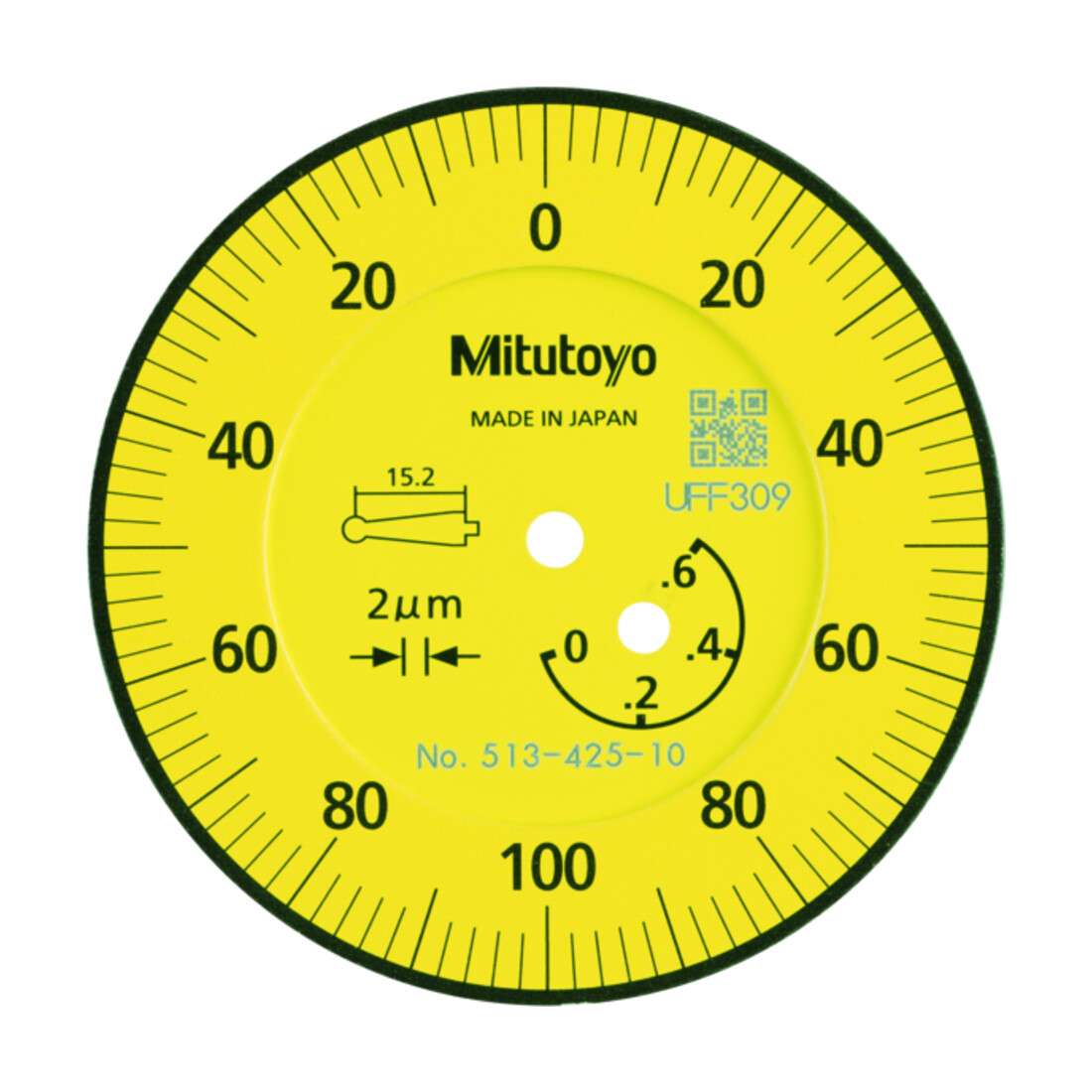 Mitutoyo Fühlhebel, horizontal 0,6 mm, 0,002 mm, 8 mm Schaft