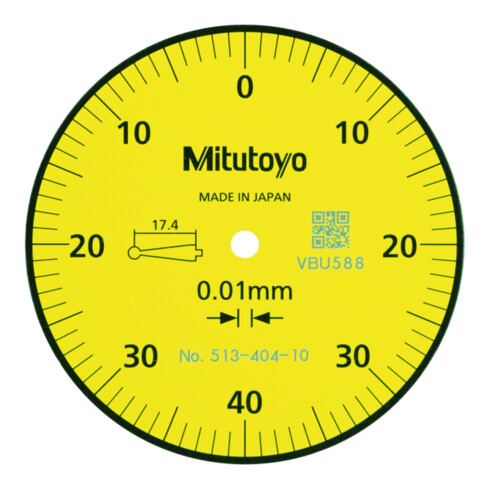 Mitutoyo Fühlhebel, horizontal 0,8 mm, 0,01 mm, 8 mm Schaft