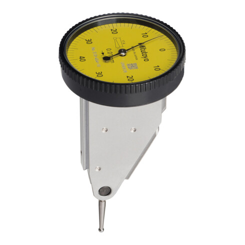 Mitutoyo Fühlhebelmessgerät mit horizontaler Uhr Tastarmlänge 17,4 mm, Messbereich je Richtung / Gehäuse-Durchmesser: 0,4/39 mm
