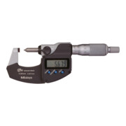 MITUTOYO Micromètre digital avec pointe de mesure, Plage de mesure: 0-20 mm