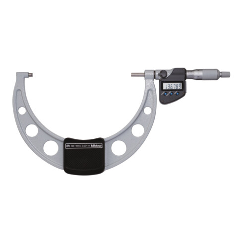 MITUTOYO Micromètre digital IP65 avec sortie de données, Plage de mesure : 125-150 mm