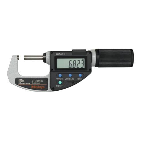 MITUTOYO Micrometro digitale con uscita dati, Campo di misura: 0-30mm