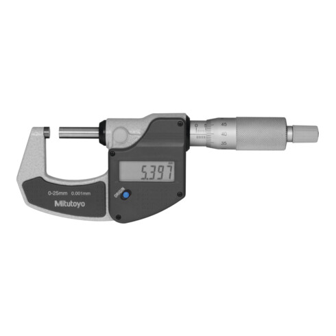 MITUTOYO Micrometro digitale, Intervallo misurazione: 0-25mm