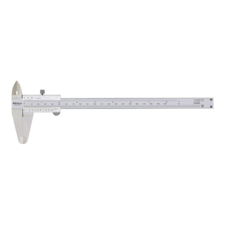Mitutoyo Nonius Messschieber 0-200mm/0-8", 0,05mm, Metrisch/Inch