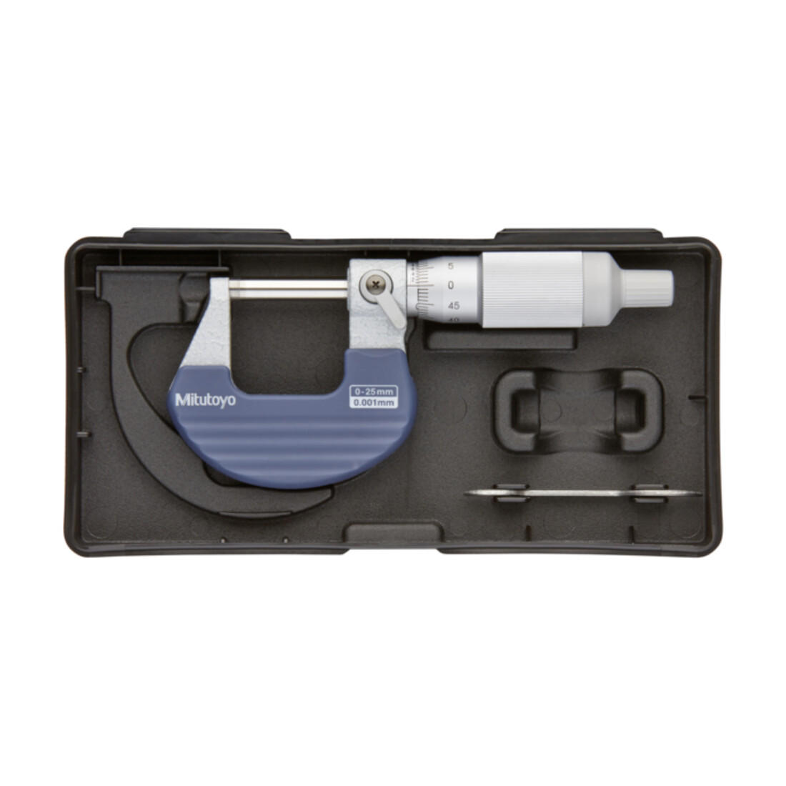 Mitutoyo Ratschentrommel Bügelmessschraube 0-25mm, 0,001mm