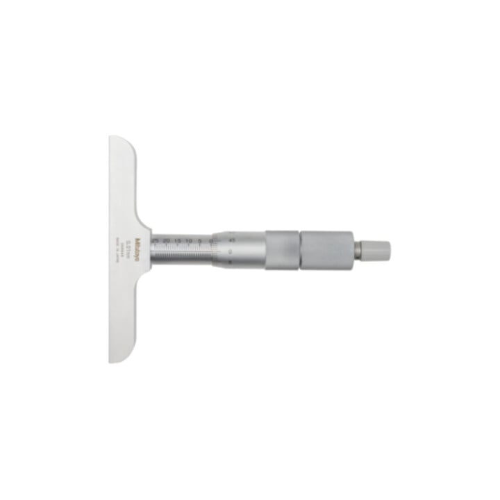 Mitutoyo Tiefenmessschraube, wechselbare Einsätze 0-100 mm, 101 mm Basis