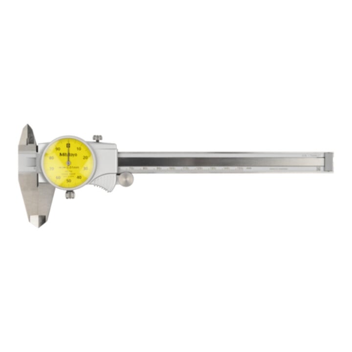 Mitutoyo Uhren-Messschieber 0-150mm, 0,01mm, 1mm/U, Metrisch