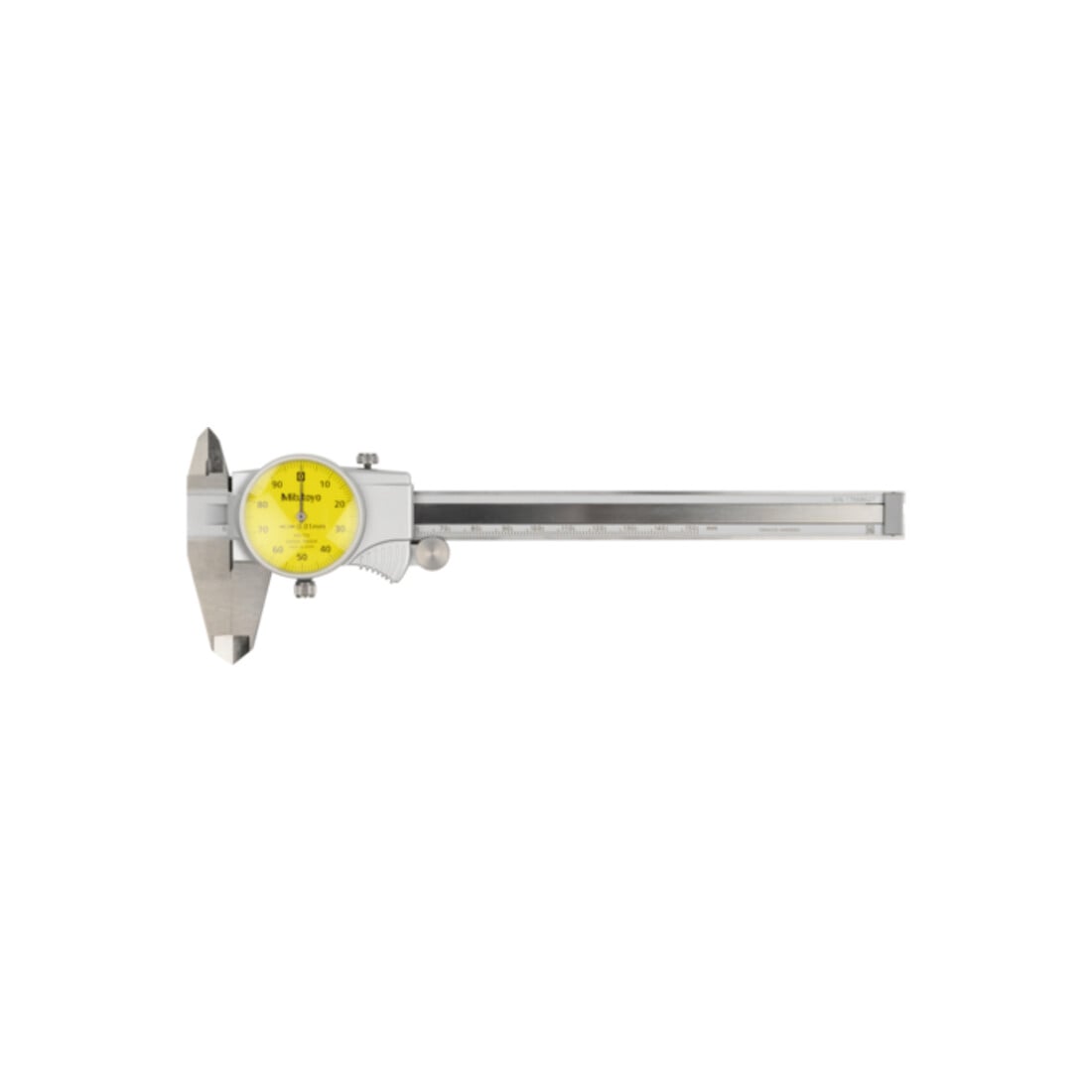 Mitutoyo Uhren-Messschieber 0-150mm, 0,01mm, 1mm/U, Metrisch