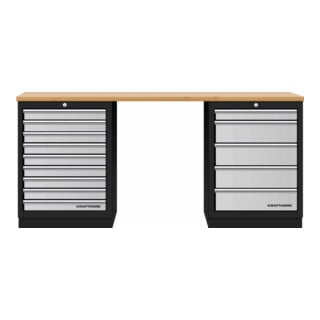 Mobilier d'atelier Mobilio 3 éléments Kraftwerk, contreplaqué hêtre