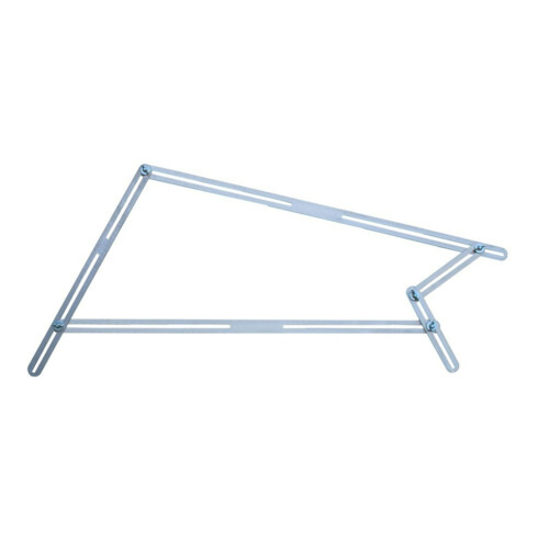 Modèles d'angles 13 rails une aluminium et accessoires dans une mallette en bois