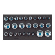 Module à outils 1500 CT1-19 l.157,5xP.310mm 26pces 1/2po. Jeu de clés à douille-1
