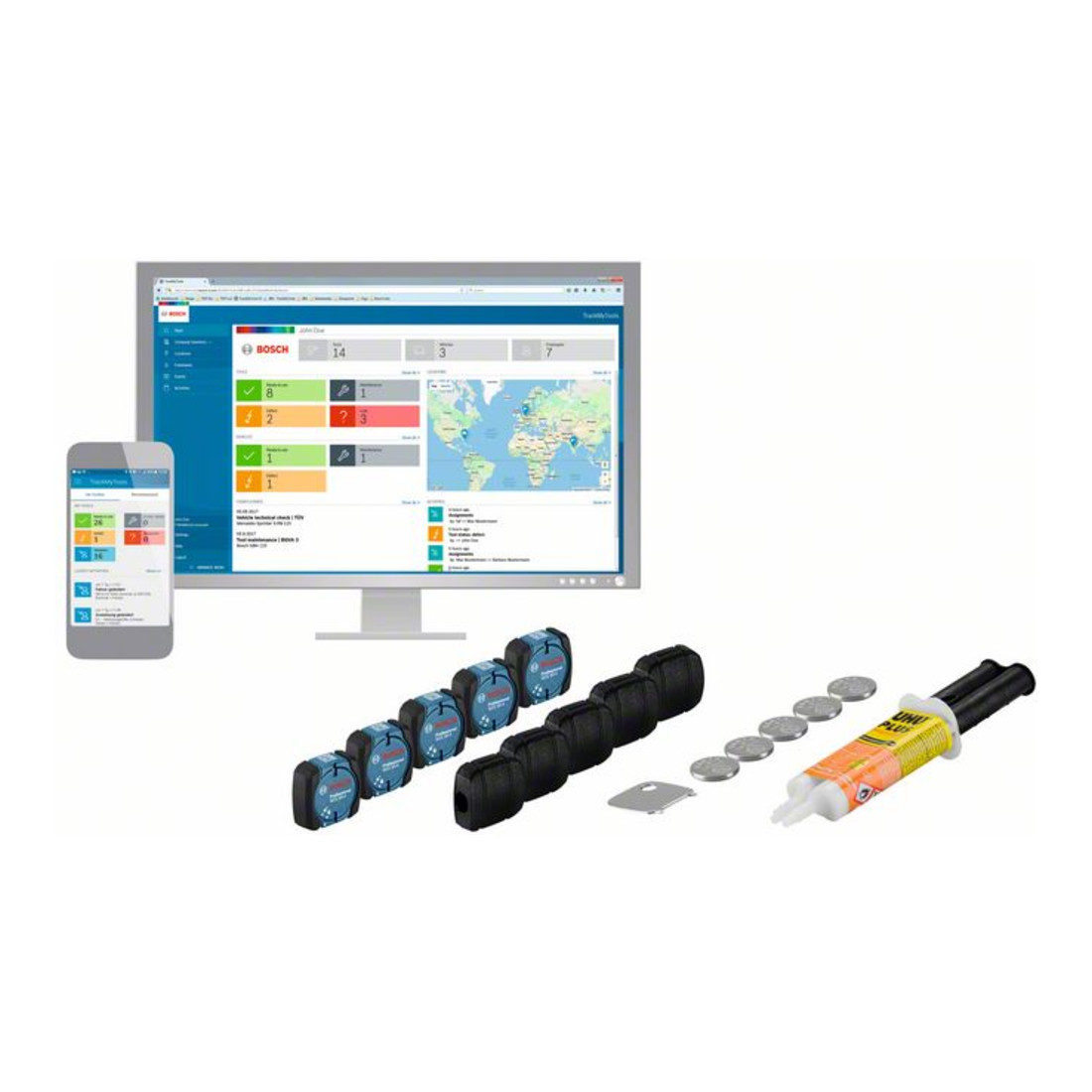 Module Bluetooth Bosch GCC 30-4 TrackMyTools Kit de démarrage sans logiciel