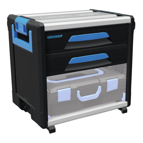 Module de boîte à outils Gedore WorkMo B2, 2 tiroirs H6, compartiment pour L-BOXX
